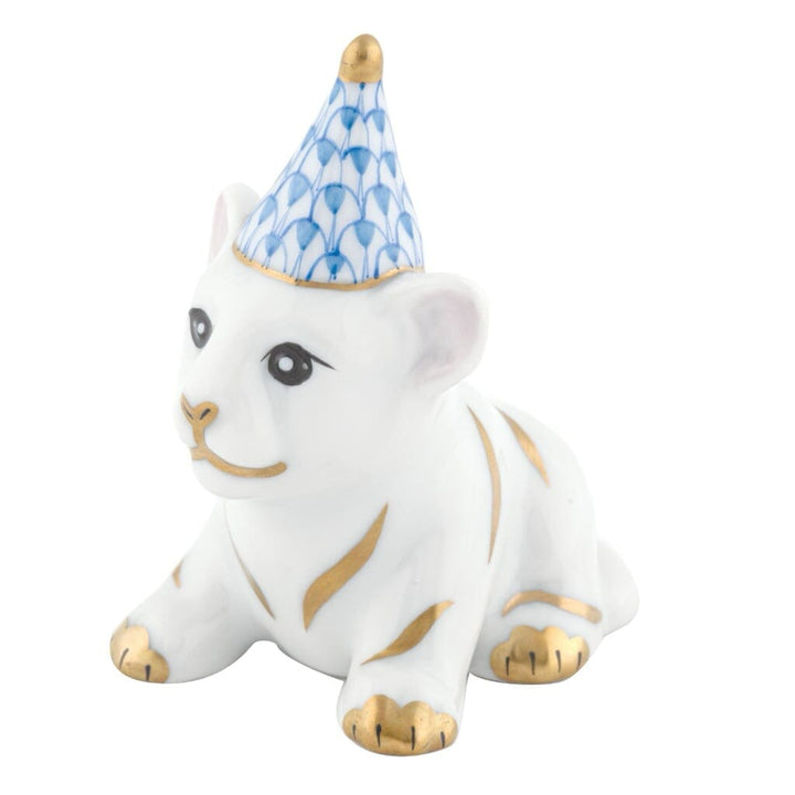 Herend Party Tiger Figurine Figurines Herend Blue 