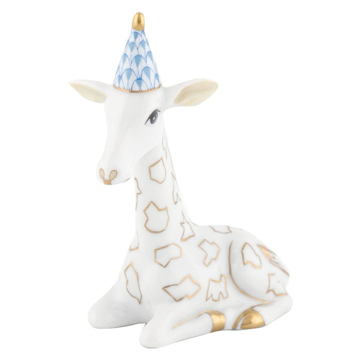 Herend Party Giraffe Figurine Figurines Herend Blue 