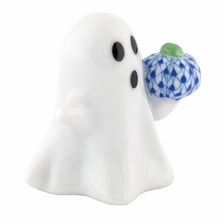 Herend Ghost With Pumpkin Figurine Figurines Herend Sapphire 