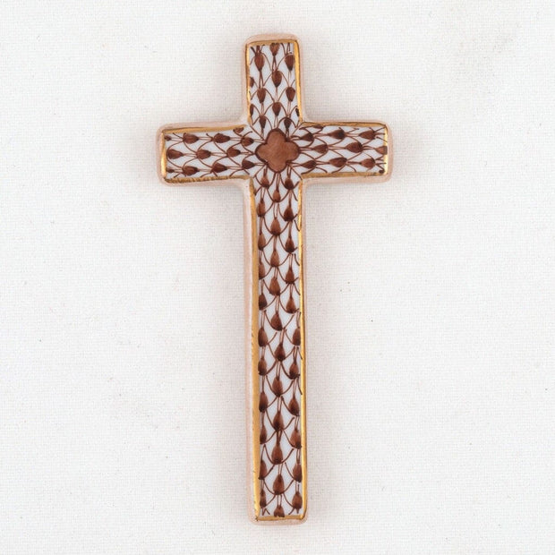 Herend Miniature Cross Figurines Herend Chocolate 