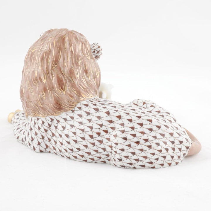 Herend Lion And Lamb Figurine - Limited Edition Figurines Herend 