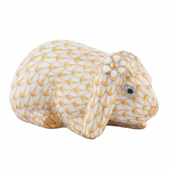 Herend Spring Bunny Figurine Figurines Herend Butterscotch 