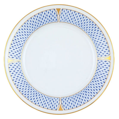 Herend Art Deco Dinner Plate Dinnerware Herend Blue 