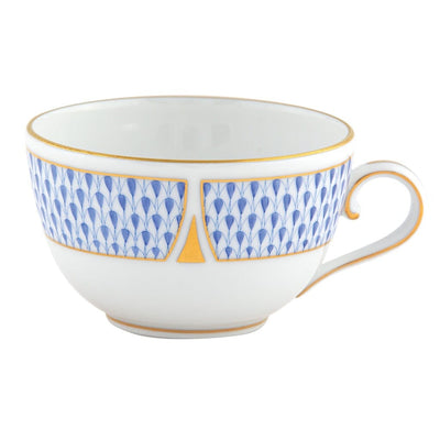 Herend Art Deco Tea Cup Dinnerware Herend Blue 