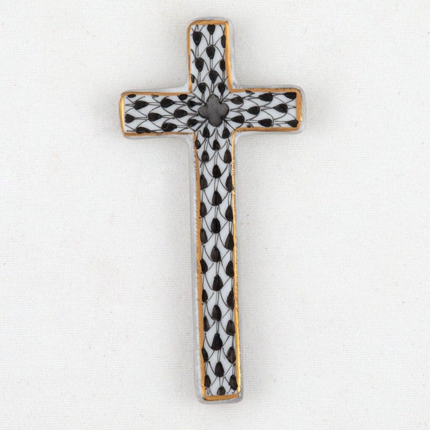 Herend Miniature Cross Figurines Herend Black 