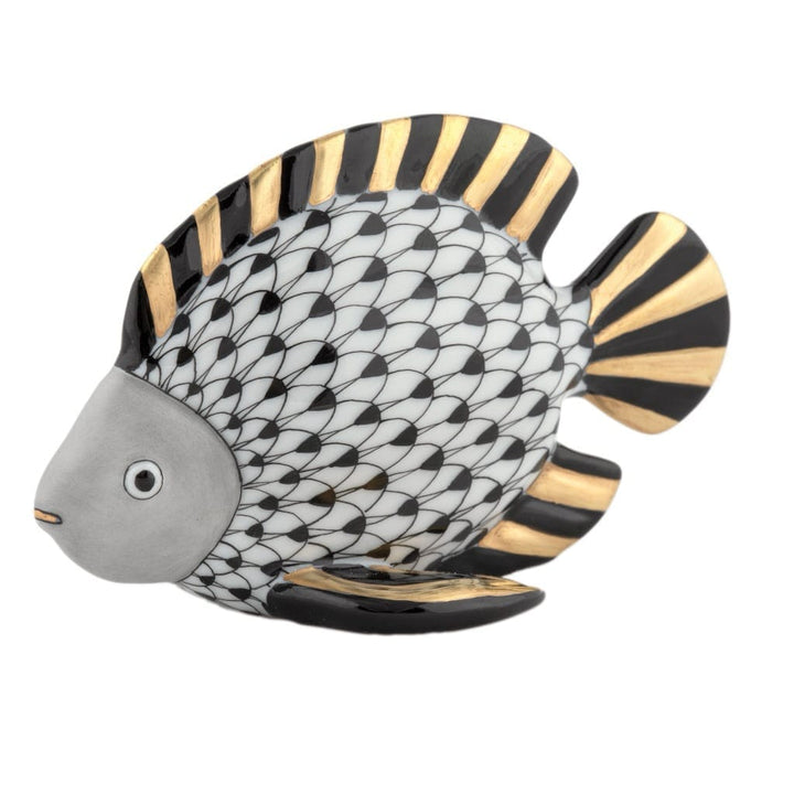 Herend Fish Figurine Figurines Herend Black 