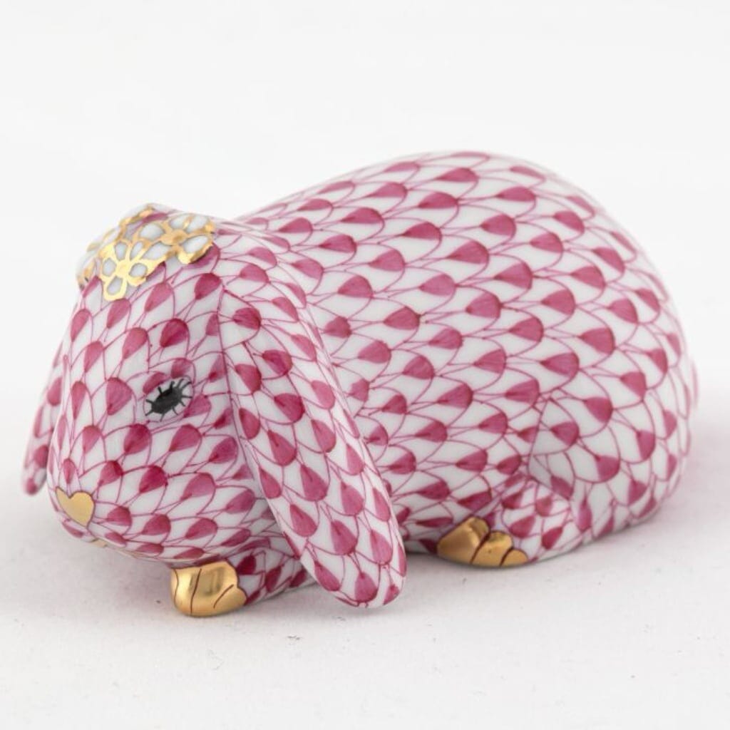 Herend Spring Bunny Figurine Figurines Herend 