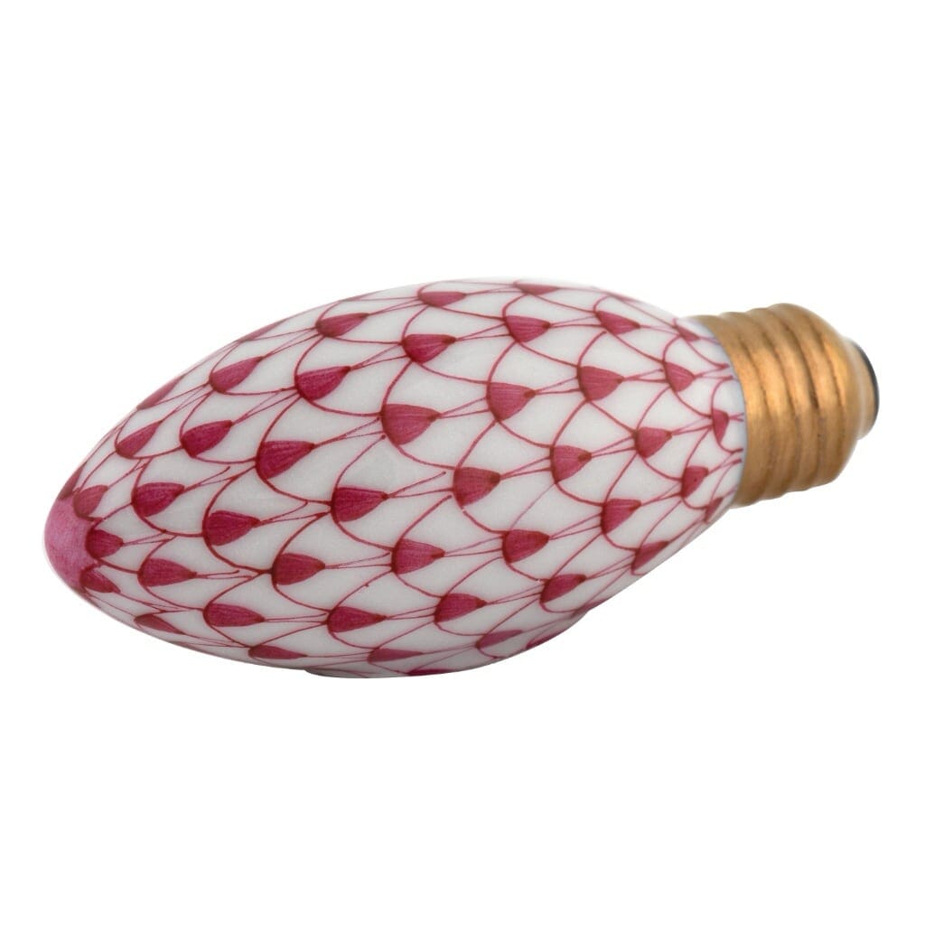 Herend Christmas Light Figurine Figurines Herend Raspberry (Pink) 