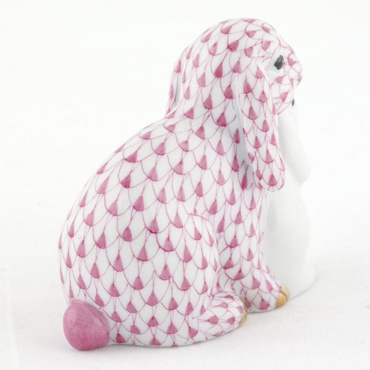 Herend Cuddling Bunnies Figurine Figurines Herend 