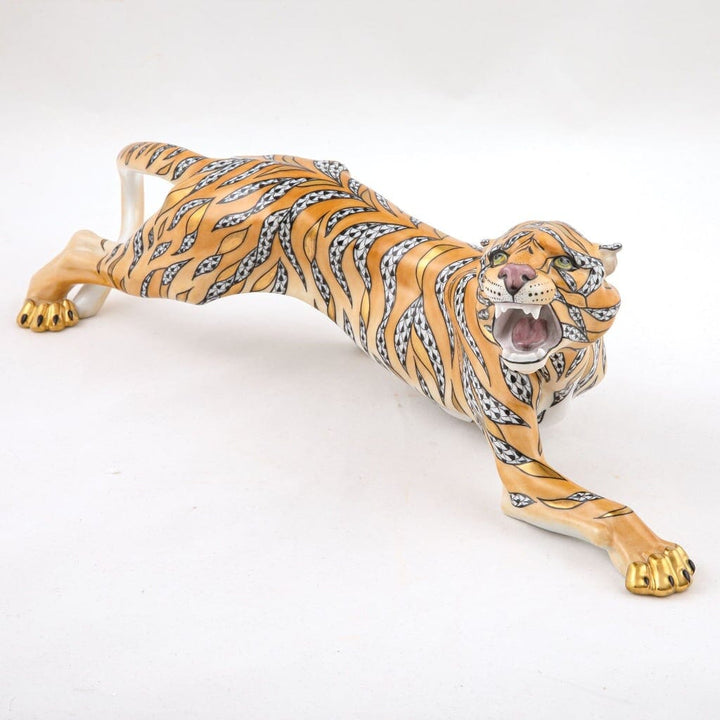 Herend Tiger Figurine - Limited Edition Figurines Herend 