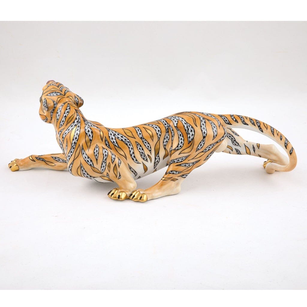 Herend Tiger Figurine - Limited Edition Figurines Herend 