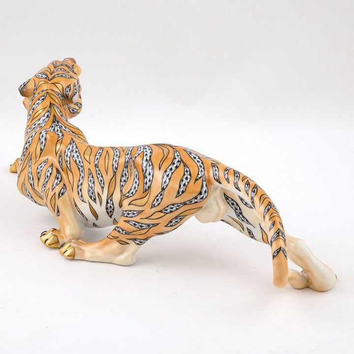 Herend Tiger Figurine - Limited Edition Figurines Herend 
