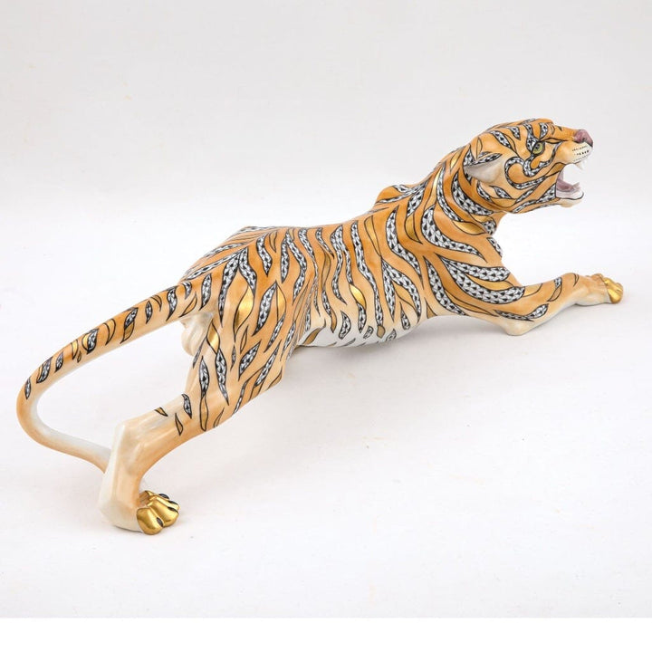 Herend Tiger Figurine - Limited Edition Figurines Herend 