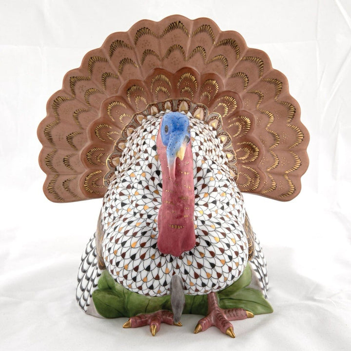 Herend Wild Turkey Figurine - Limited Edition Figurines Herend 
