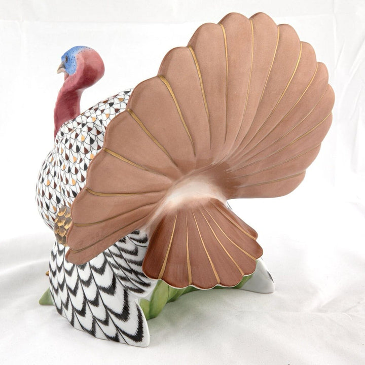 Herend Wild Turkey Figurine - Limited Edition Figurines Herend 