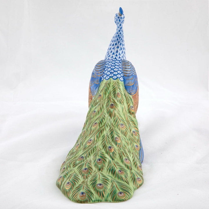 Herend Proud Peacock Figurine - Limited Edition Figurines Herend 