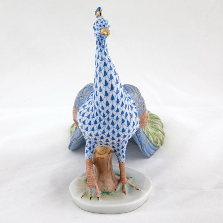 Herend Proud Peacock Figurine - Limited Edition Figurines Herend 