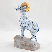 Herend Ram on Rock Figurine - Limited Edition Figurines Herend 