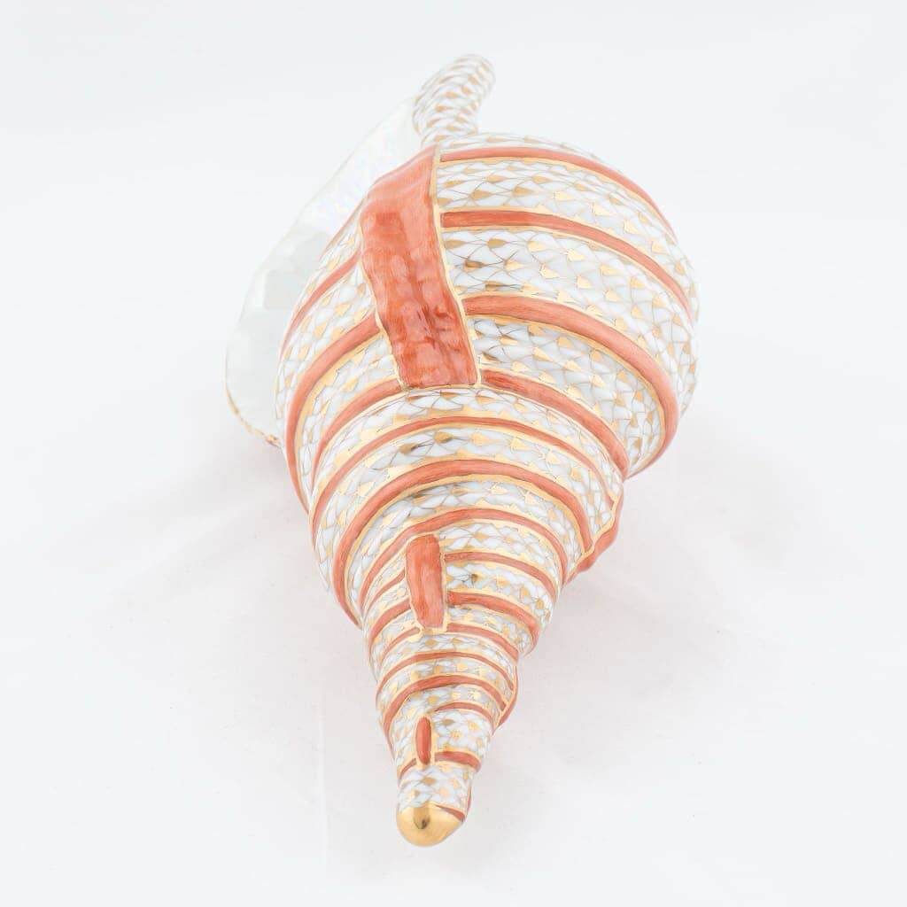Herend Triton Shell Figurine Figurines Herend 