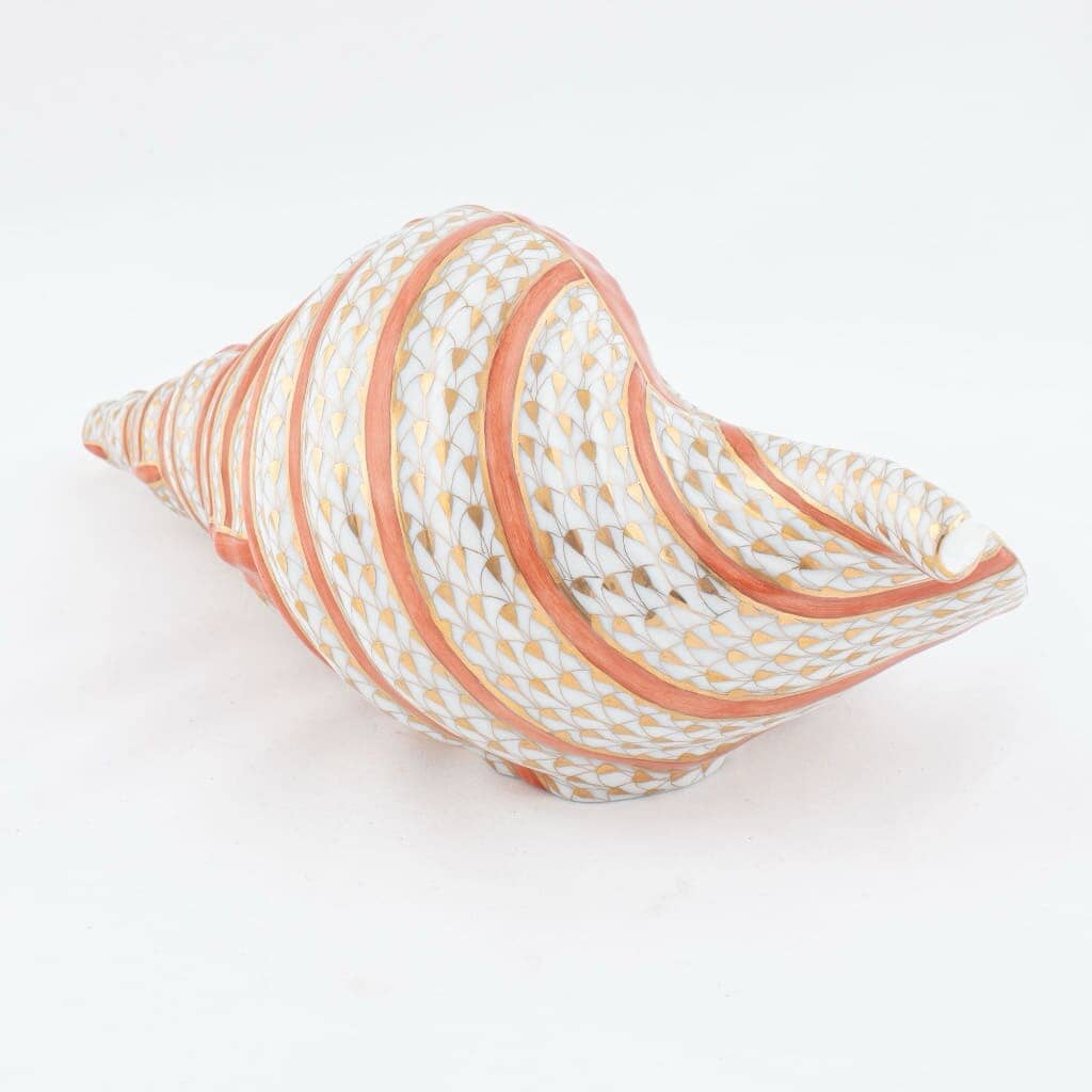 Herend Triton Shell Figurine Figurines Herend 