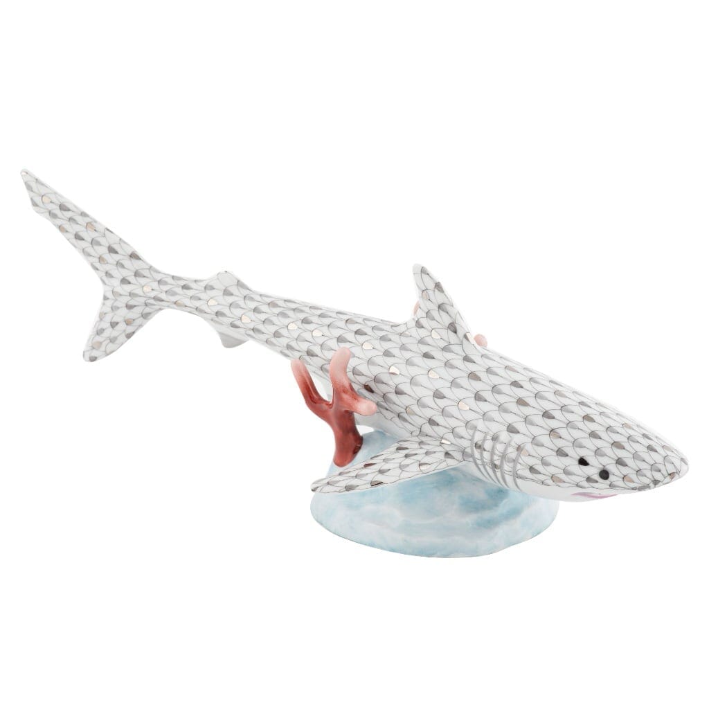 Herend Great White Shark Figurine - Limited Edition Figurines Herend 