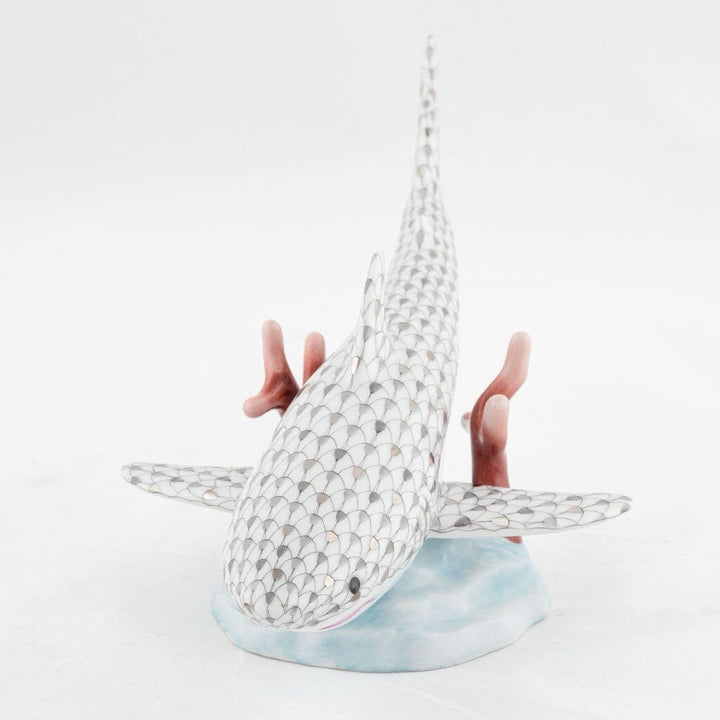 Herend Great White Shark Figurine - Limited Edition Figurines Herend 