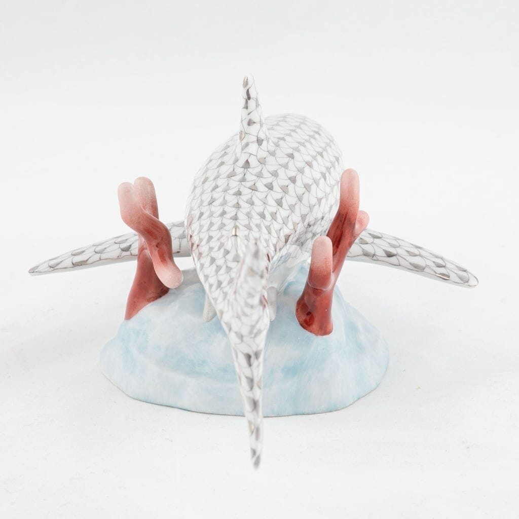 Herend Great White Shark Figurine - Limited Edition Figurines Herend 