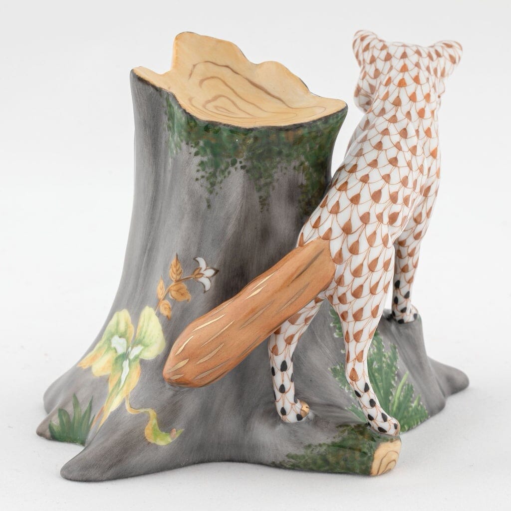 Herend Fox Den Figurine - Limited Edition Figurines Herend 