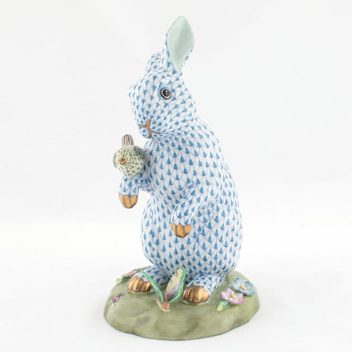 Herend Anniversary Bunny Figurine - Limited Edition Figurines Herend 
