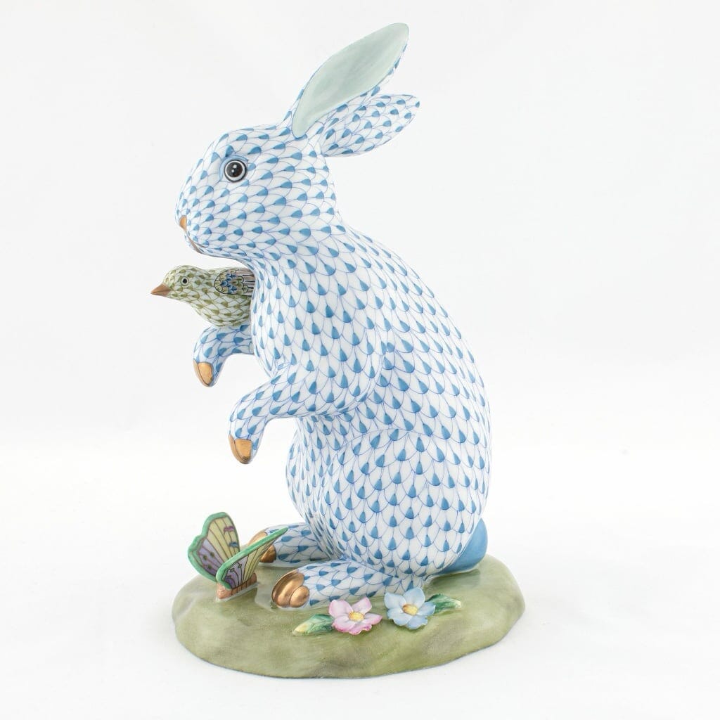 Herend Anniversary Bunny Figurine - Limited Edition Figurines Herend 