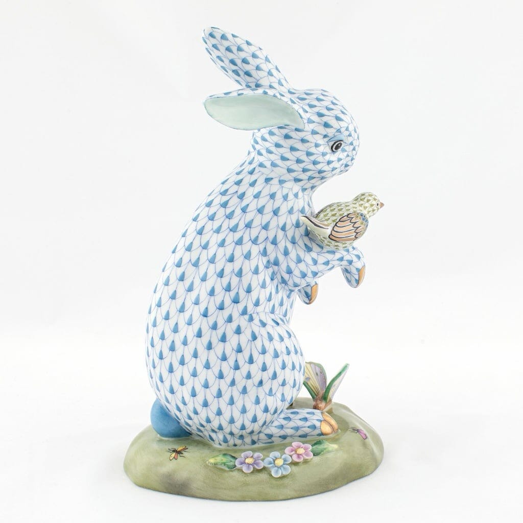 Herend Anniversary Bunny Figurine - Limited Edition Figurines Herend 