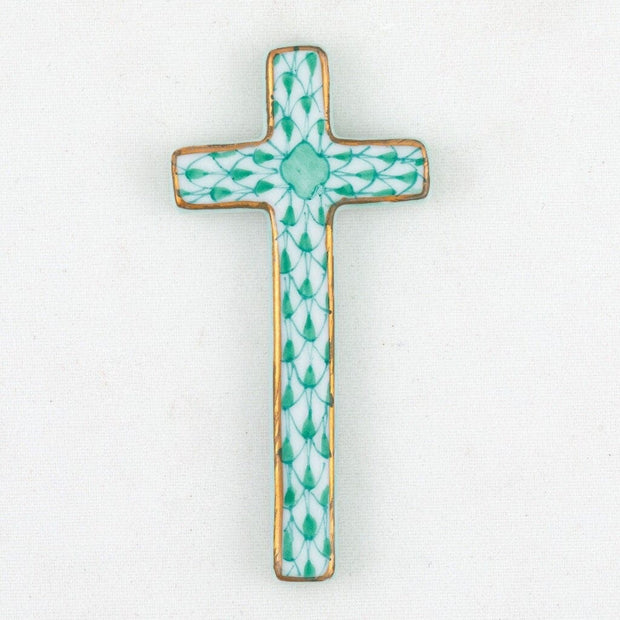 Herend Miniature Cross Figurines Herend Green 