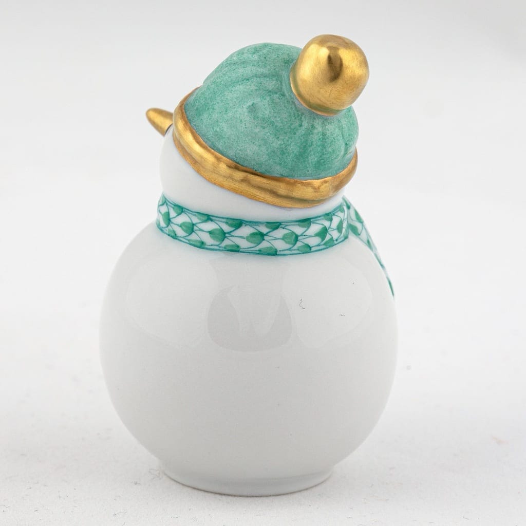 Herend Mini Snowman Figurine Figurines Herend 