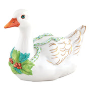 Herend Christmas Goose Figurine Figurines Herend Lime Green 