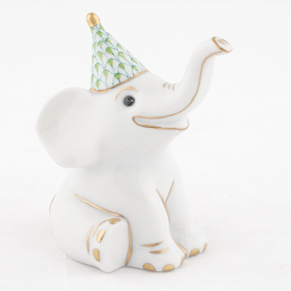 Herend Party Elephant Figurine Figurines Herend 