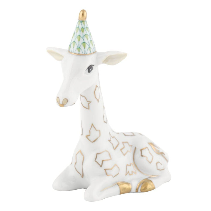 Herend Party Giraffe Figurine Figurines Herend Lime Green 