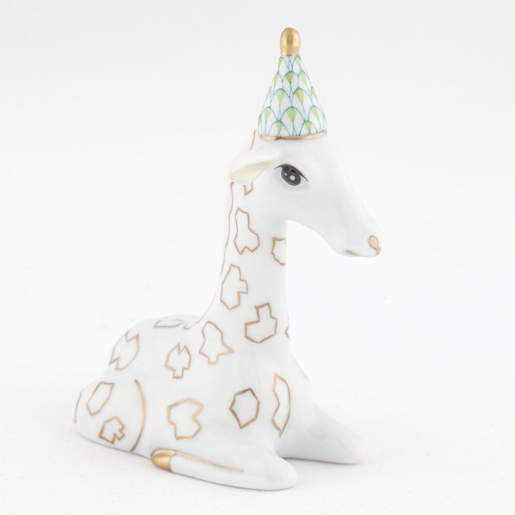 Herend Party Giraffe Figurine Figurines Herend 