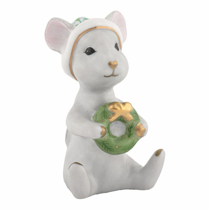 Herend Christmas Mouse Figurine Figurines Herend Keylime 