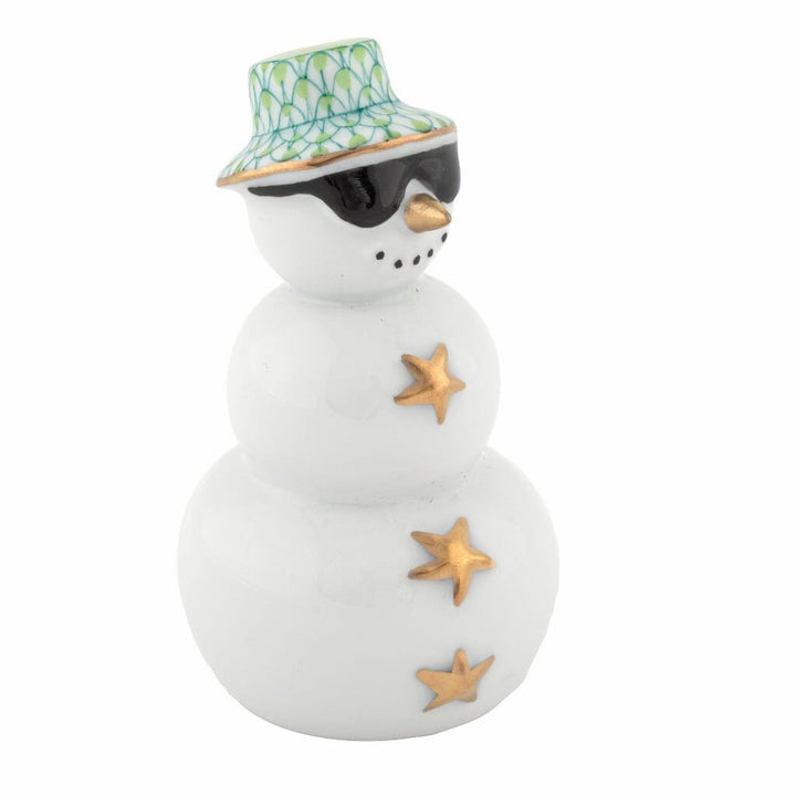 Herend Tropical Snowman Figurine Figurines Herend Keylime 