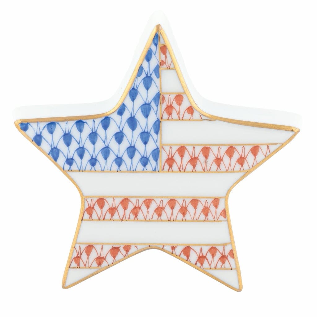Herend Patriotic Star Figurines Herend 