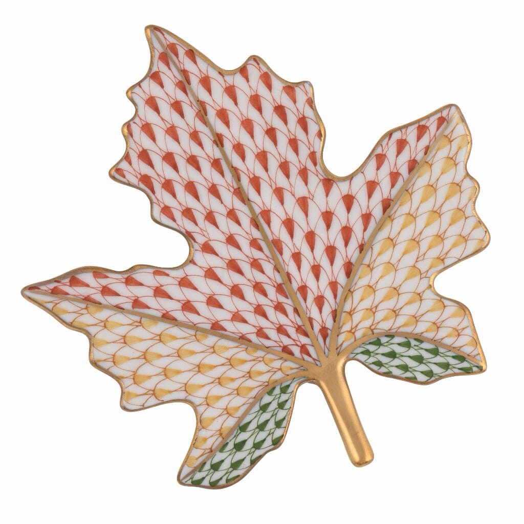 Herend Maple Leaf Figurines Herend 