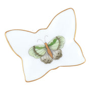 Herend Small Butterfly Tray Figurines Herend Victoria Green 