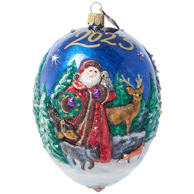 Jay Strongwater 2023 Christmas Egg Ornament Christmas Ornaments Jay Strongwater 