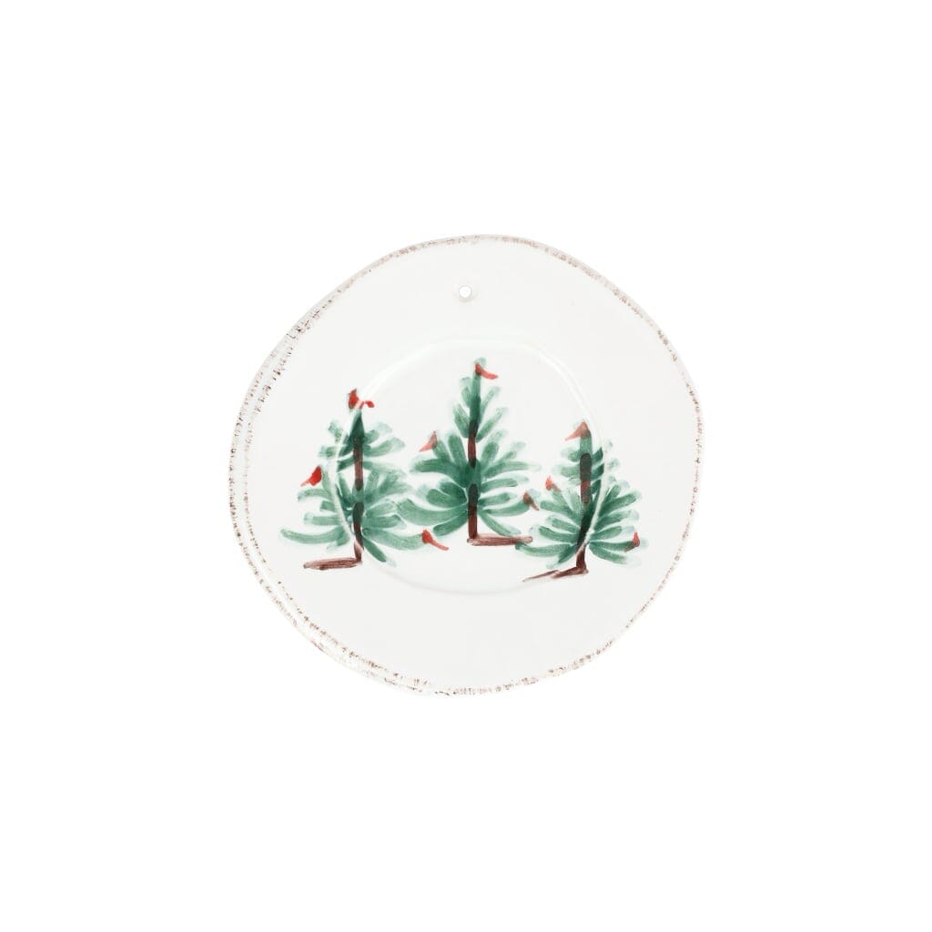 Vietri Lastra Holiday Round Ornament Christmas Ornaments Vietri 