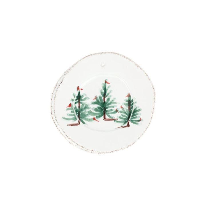 Vietri Lastra Holiday Round Ornament Christmas Ornaments Vietri 