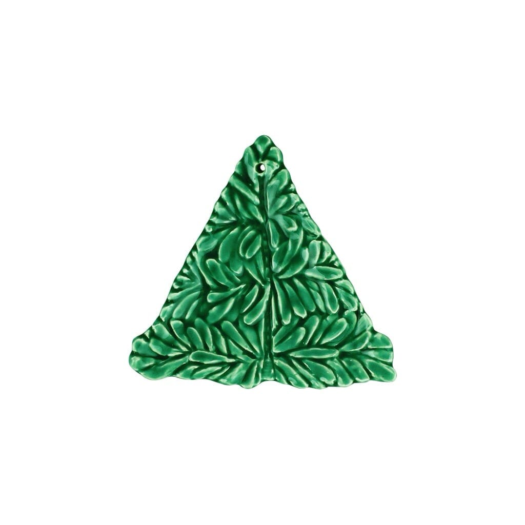 Vietri Lastra Holiday Green Figural Tree Ornament Christmas Ornaments Vietri 