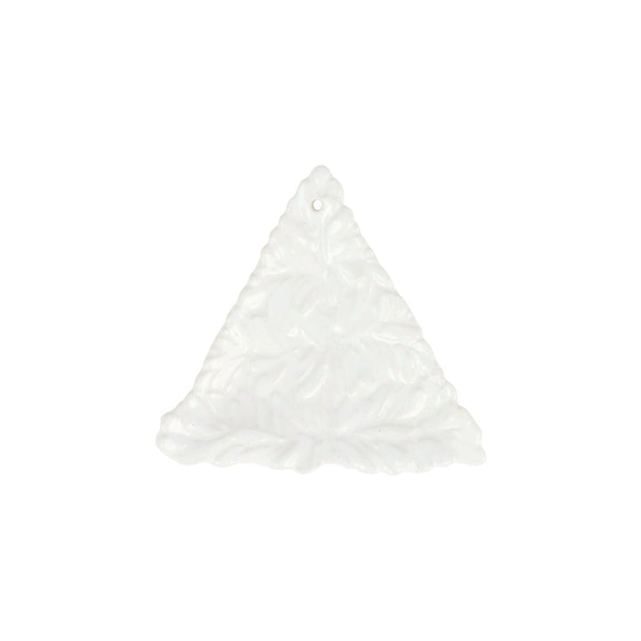 Vietri Lastra Holiday White Figural Tree Ornament Christmas Ornaments Vietri 