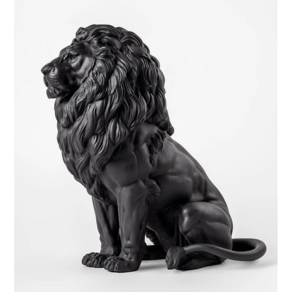 Lladro Porcelain Majestic Lion Figurine Figurines Lladro 