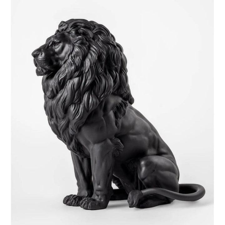 Lladro Porcelain Majestic Lion Figurine Figurines Lladro 