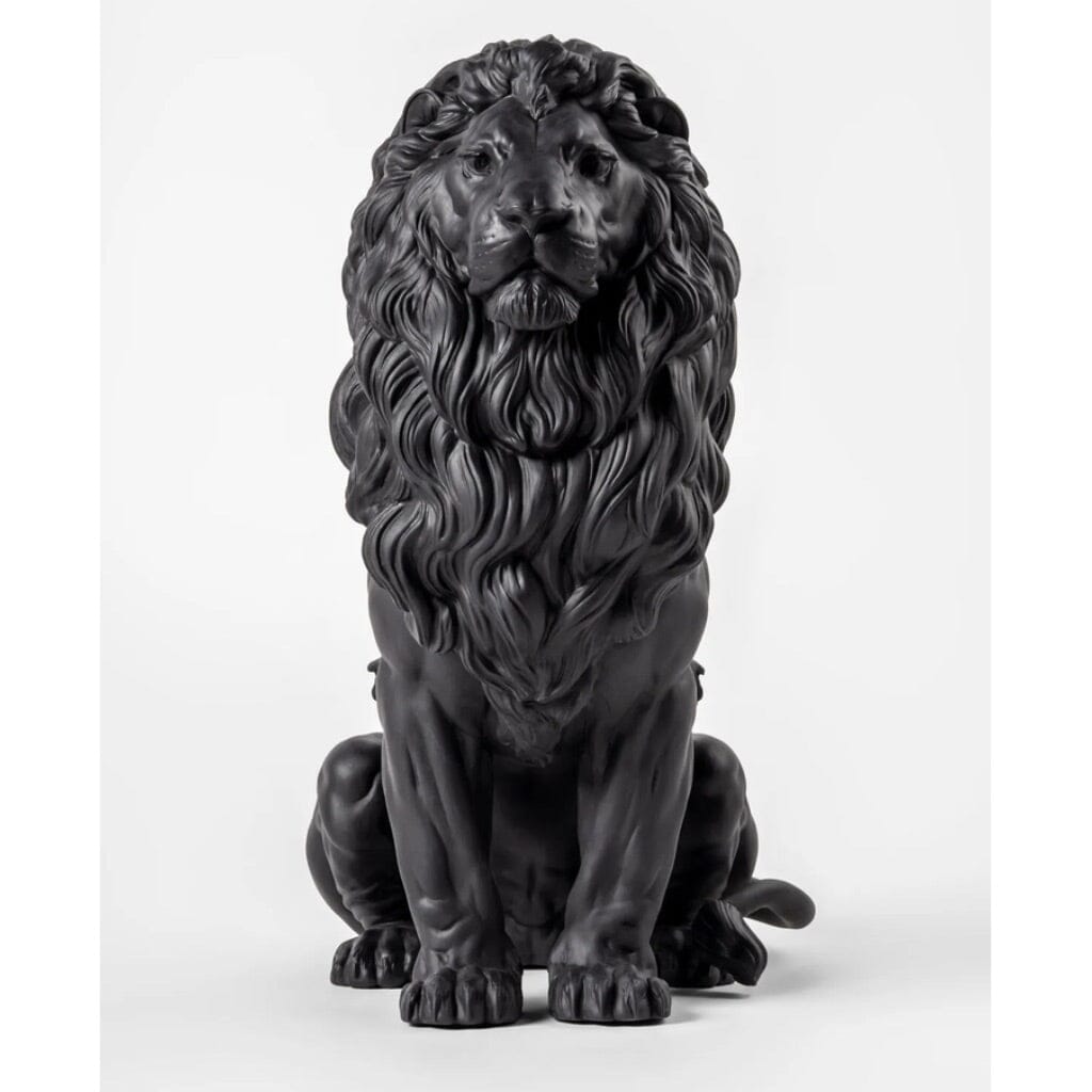 Lladro Porcelain Majestic Lion Figurine Figurines Lladro 